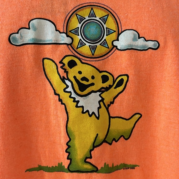 NWT Bright Orange GD Dancing Bear Kids Tee - Picture 3 of 10